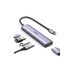 Мультифункциональный адаптер Ugreen CM478/15495 Type-C 5 в 1 Серый за 5 995 тнг.