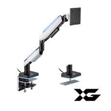 Настольный кронштейн с газлифтом XG MGG-1749 white для 1 монитора (17\