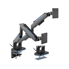 Настольный кронштейн с газлифтом XG MGG-1735D grey для 2-х мониторов (17\