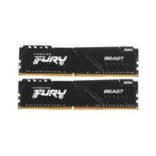 Комплект модулей памяти Kingston FURY Beast KF432C16BB1K2/32WP DDR4 32GB (Kit 2x16GB) 3200MHz Чёрный
