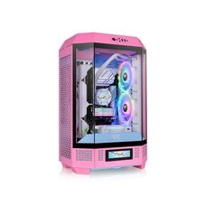 Компьютерный корпус Thermaltake The Tower 300 Bubble Pink без Б/П