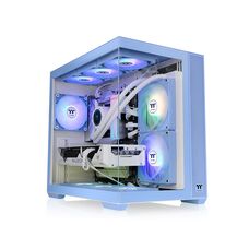 Компьютерный корпус Thermaltake View 380 TG ARGB Hydrangea Blue без Б/П за 56 959 тнг.