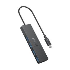 Концентратор Anker USB-C Data Hub (4-in-1, 5Gbps) (A8309G11) Черный Концентратор Anker USB-C Data Hub (4-in-1, 5Gbps) (A8309G11) Черный
