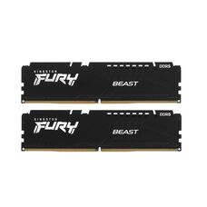 Комплект модулей памяти Kingston FURY Beast Black KF560C30BBEK2-32 DDR5 32GB (Kit 2x16GB) 6000MHz за 303 323 тнг.