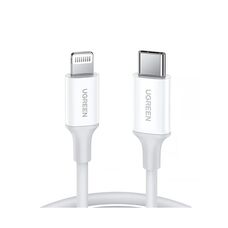Интерфейсный кабель UGREEN USB-C to Lightning PD Fast Charging 3A Max 1m (10493) Белый