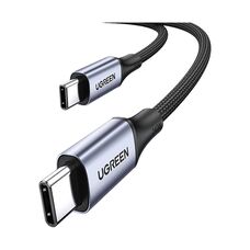 Интерфейсный кабель UGREEN USB-C to USB-C PD Fast Charging Cable 5A Max (90440) 2m
