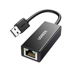 Концентратор UGREEN USB 2.0 10/100Mbps Ethernet Adapter (20254) Черный Концентратор UGREEN USB 2.0 10/100Mbps Ethernet Adapter (20254) Черный