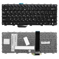 Клавиатура для ноутбука Asus EEE PC 1011, 1015, 1016P, RU, без рамки, черная