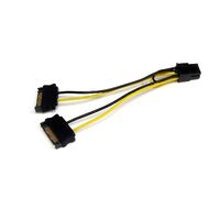 Кабель питания видеокарты с SATA на 6pin