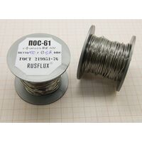 Припой Rusflux ПОС61 0.8мм (100г)
