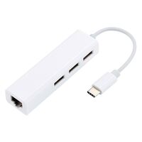 HUB Type C 3.1 3Port + Ethernet 10/100 Мбит/с