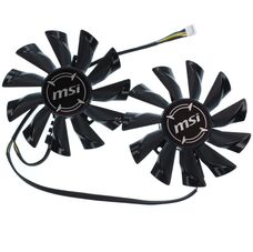 Вентилятор парный для видеокарты MSI PLD09210S12HH 2шт 8.5х8.5 4pin 12V за 5 700 тнг.