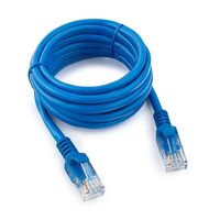 Патч корд  RJ-45 5е cat, 20m Blue
